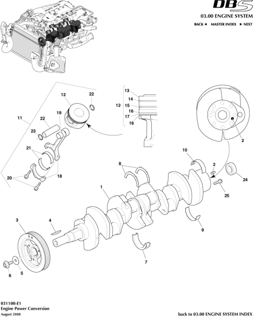 Part Diagram for Aston Martin 02-85010