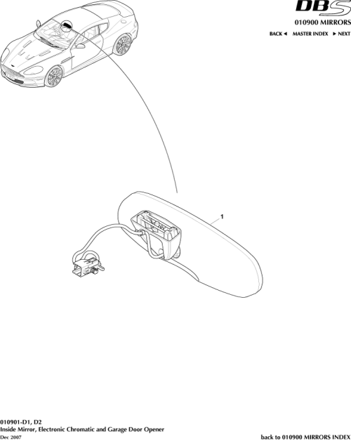 Part Diagram for Aston Martin 7G43-17700-CC