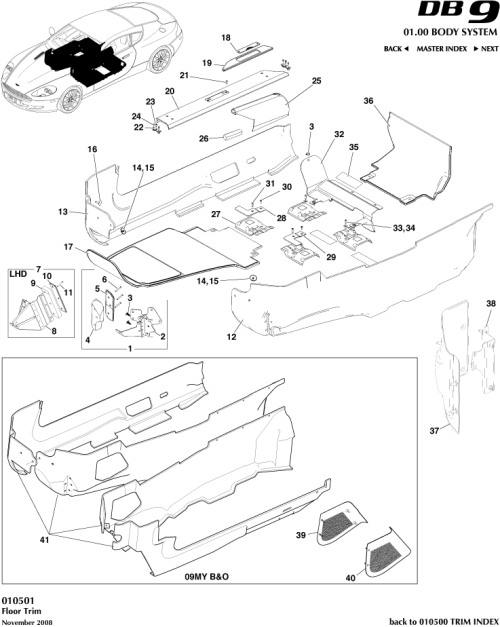 Part Diagram for Aston Martin 6G33-3N234-AA