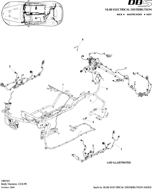 Part Diagram for Aston Martin SY9Y-3600-VCW