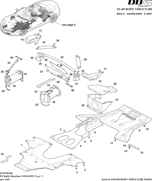 Part Diagram for Aston Martin AD33-L17C857-AB