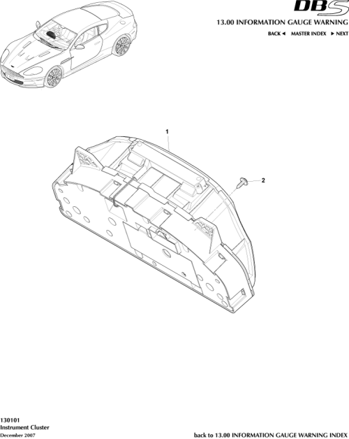 Part Diagram for Aston Martin 8D33-10849-BB