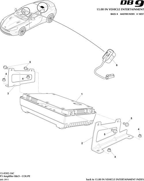 Part Diagram for Aston Martin RY63-045J12-RC