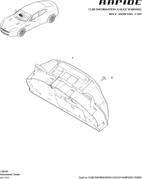 Part Diagram for Aston Martin AD43-10849-CC
