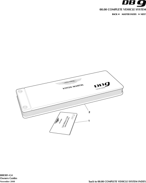 Part Diagram for Aston Martin 4G43-40-10713