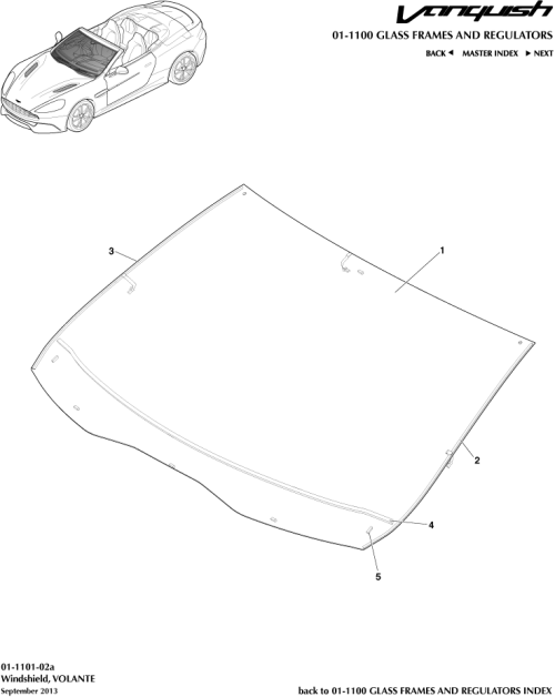 Part Diagram for Aston Martin ED33-77-10028