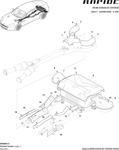 Part Diagram for Aston Martin AD43-5G221-BC