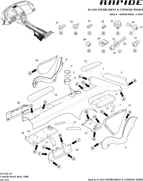 Part Diagram for Aston Martin SY9Y-5B539-AB