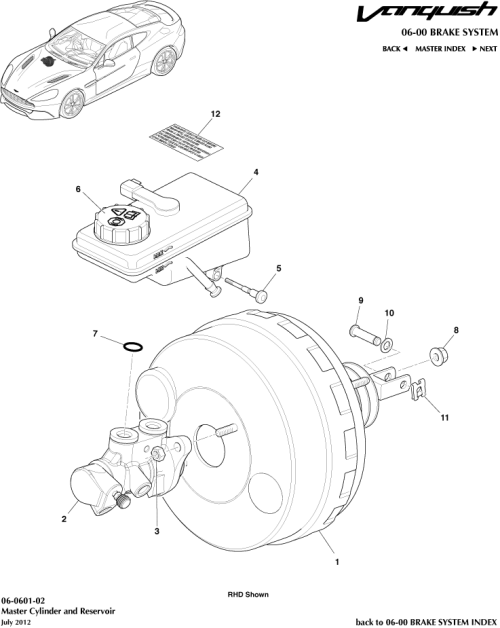 Part Diagram for Aston Martin ED23-2140-AA