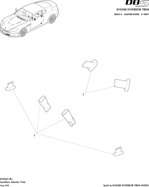 Part Diagram for Aston Martin RY63-14630-BA