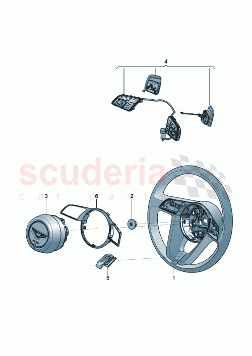 Part Diagram for Bentley 3SD419089B