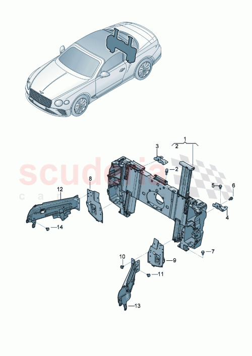 Part Diagram for Bentley N91185001