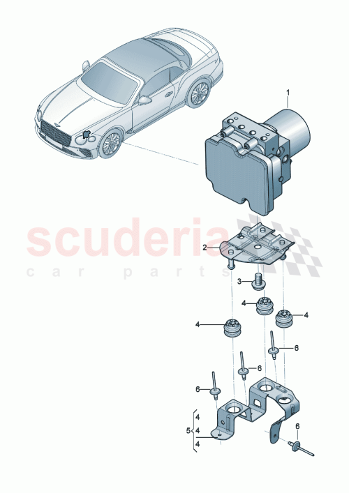 Part Diagram for Bentley 975614111E