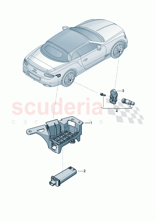 Part Diagram for Bentley 5Q0907275F
