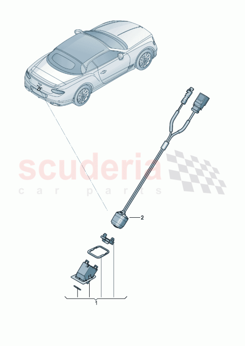 Part Diagram for Bentley 4M0980556B