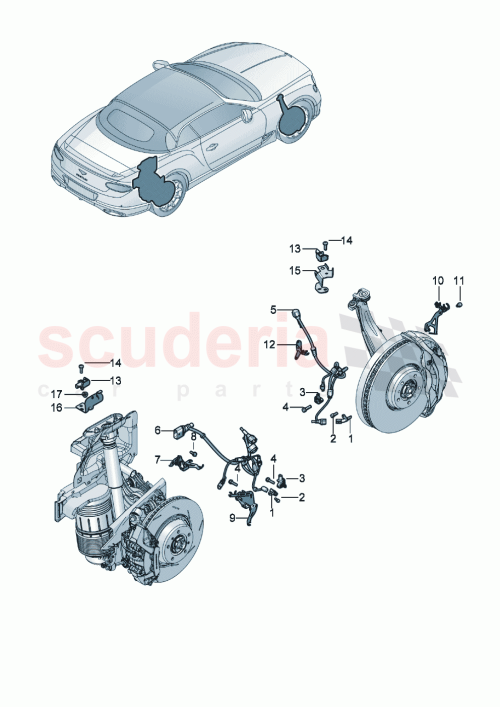 Part Diagram for Bentley 971971006E