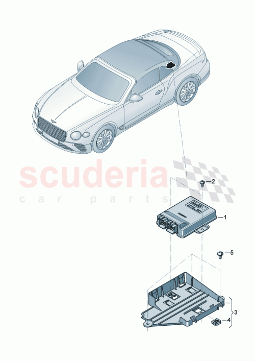 Part Diagram for Bentley 971927771L