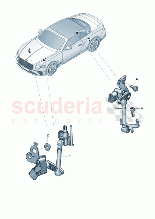 Part Diagram for Bentley 975616572B
