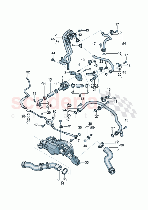 Part Diagram for Bentley 0P2121093A