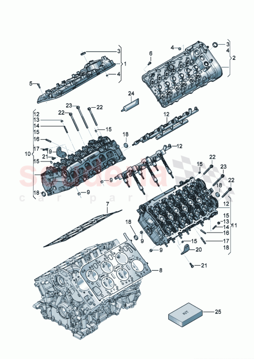 Part Diagram for Bentley 07P103148E