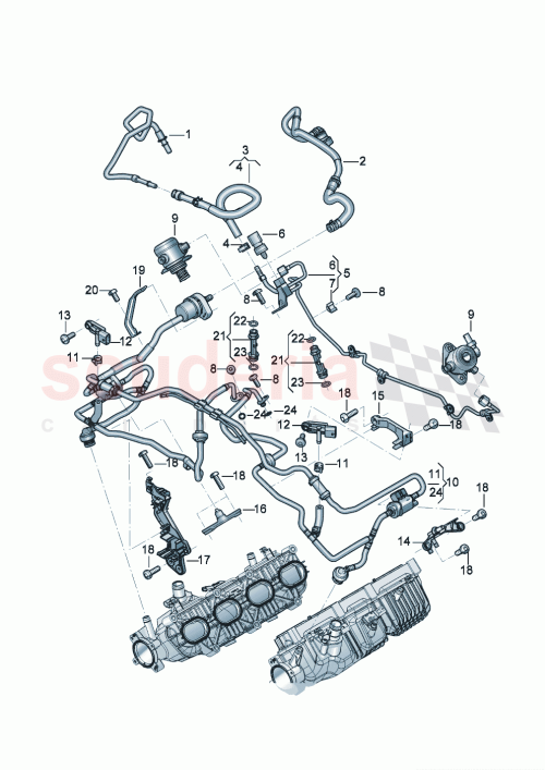 Part Diagram for Bentley WHT007923
