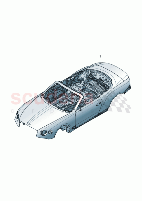 Part Diagram for Bentley 3SD 800 433 D