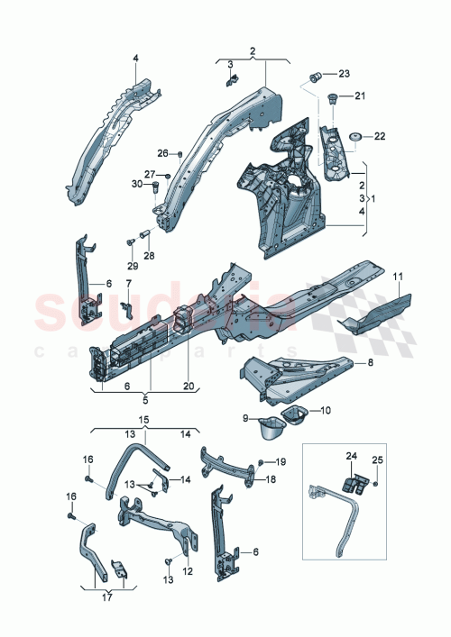 Part Diagram for Bentley 975805862B