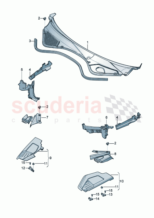 Part Diagram for Bentley 3SD819236A
