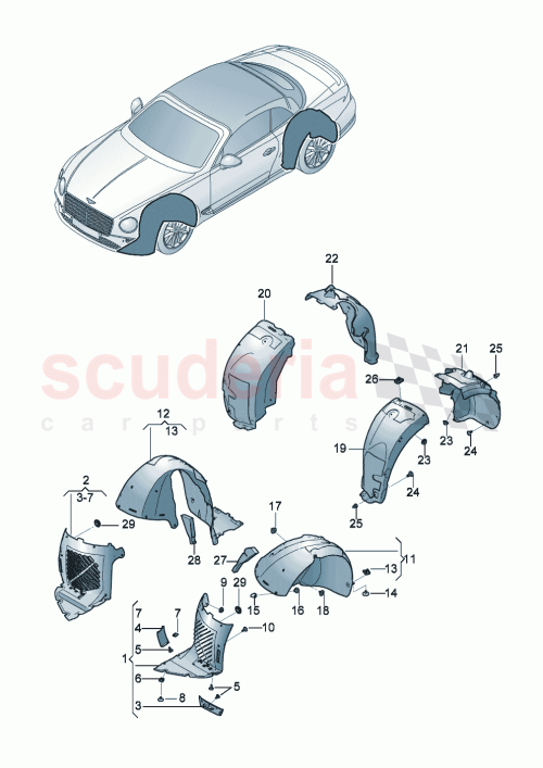 Part Diagram for Bentley 3SD201180