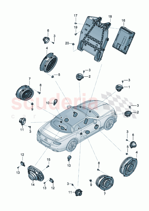 Part Diagram for Bentley 3SA035591C