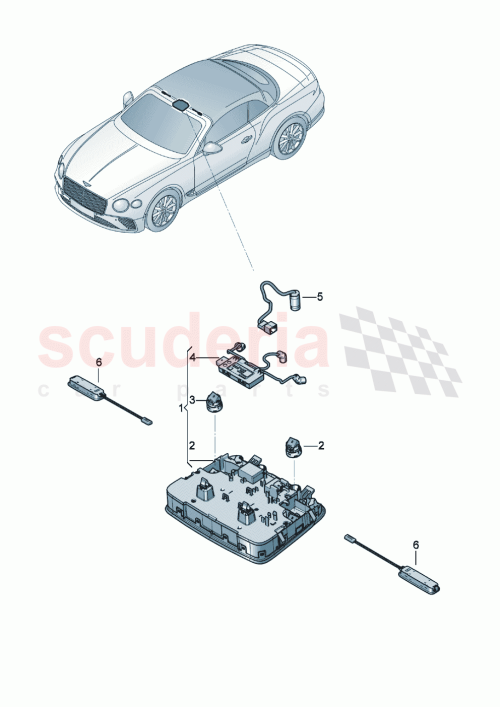 Part Diagram for Bentley 5Q0951172