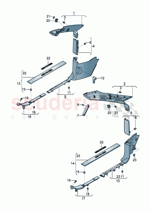 Part Diagram for Bentley 3SD862432K