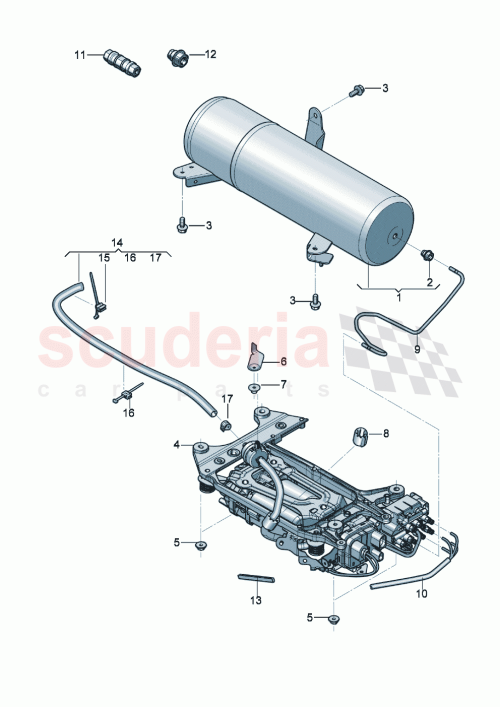 Part Diagram for Bentley 971616202