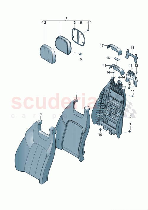 Part Diagram for Bentley 3SD885806AC