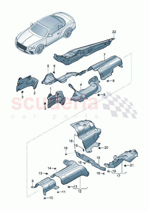 Part Diagram for Bentley WHT009493