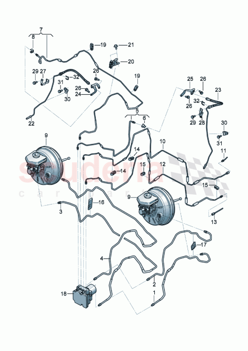 Part Diagram for Bentley 971611775A