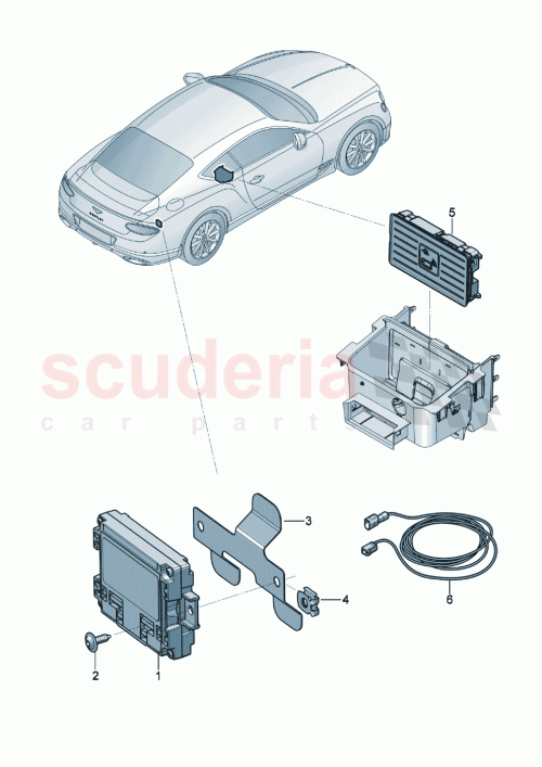 Part Diagram for Bentley 4N0035456A