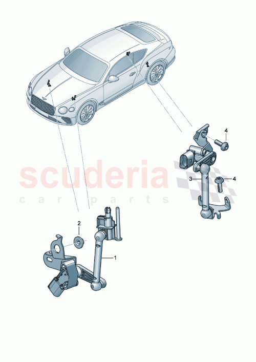 Part Diagram for Bentley 971616572A