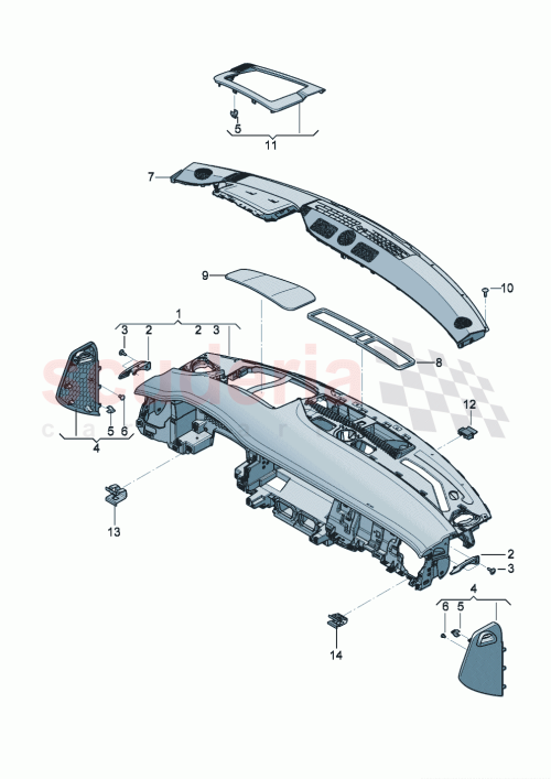 Part Diagram for Bentley 3SB 805 153 B