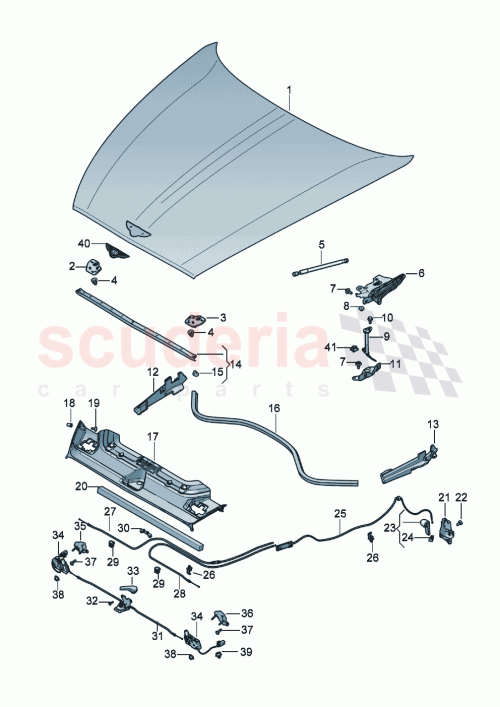 Part Diagram for Bentley 971 823 533