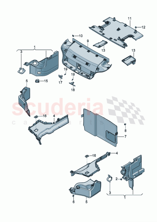 Part Diagram for Bentley 3SD867601AL