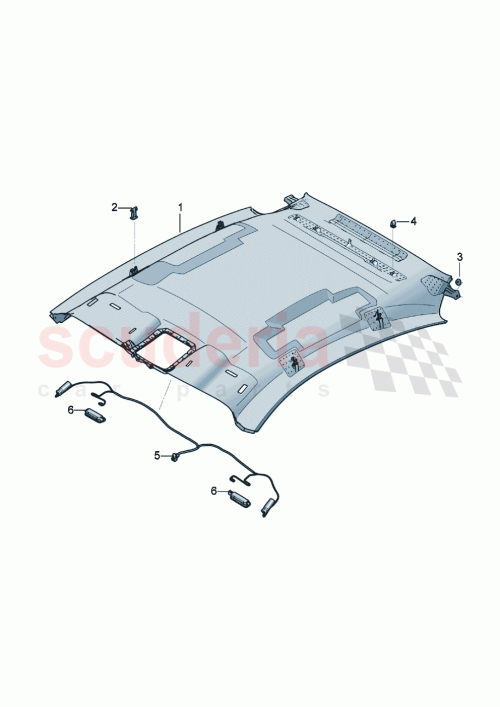Part Diagram for Bentley 3SD867501CL