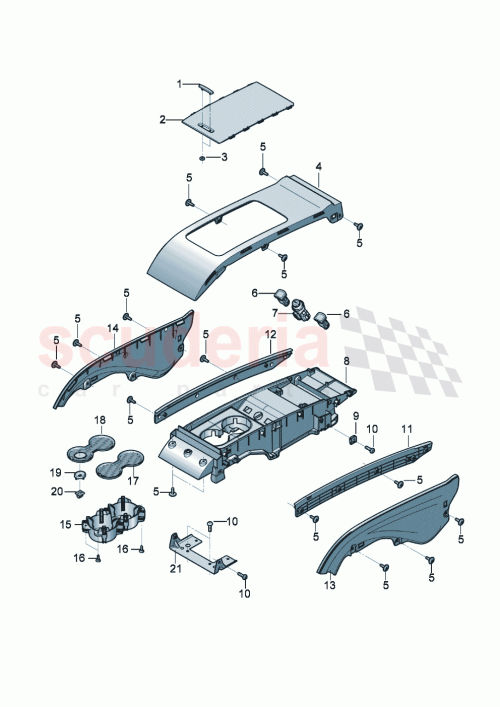 Part Diagram for Bentley 3SD 885 994 B