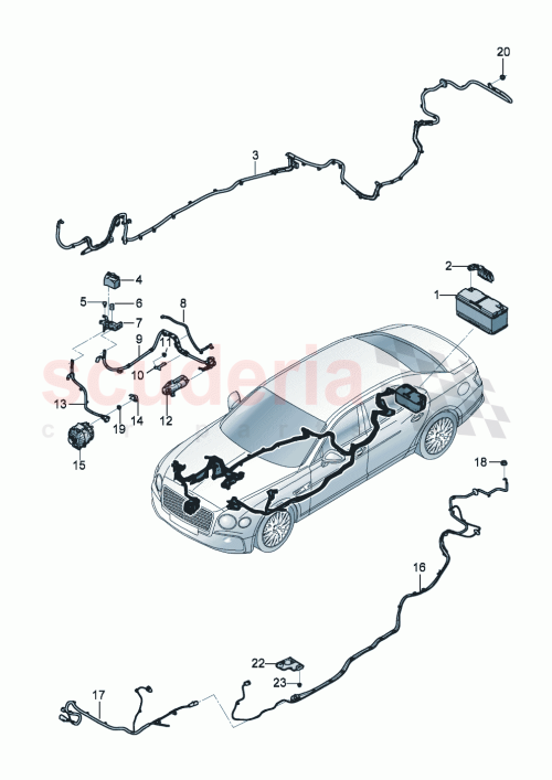 Part Diagram for Bentley 3SE911020