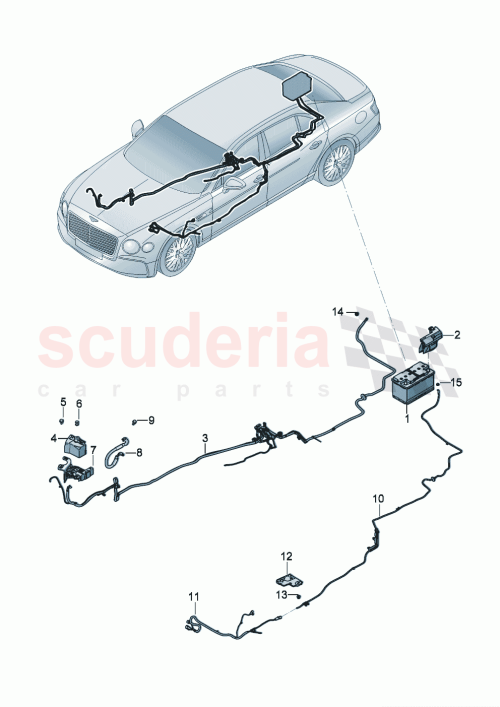 Part Diagram for Bentley 3SC 971 111 G