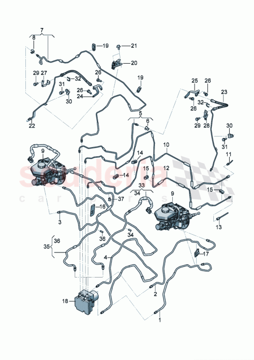Part Diagram for Bentley 971614741N