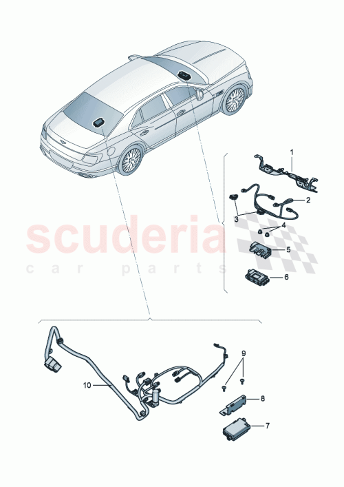 Part Diagram for Bentley 3SE 971 530