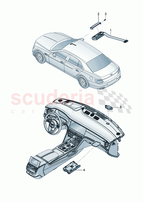 Part Diagram for Bentley 8W0035504B
