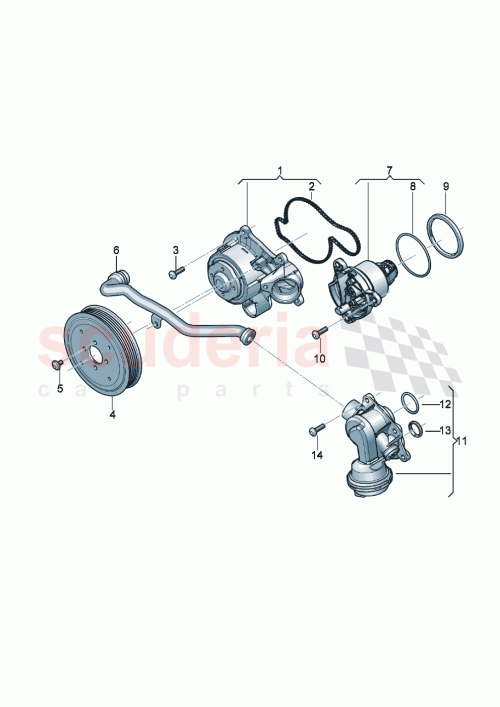 Part Diagram for Bentley 06M121678H