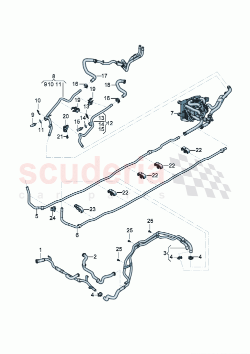 Part Diagram for Bentley 971820440A